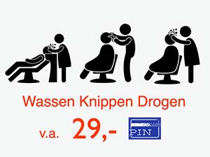 wassen knippen drogen